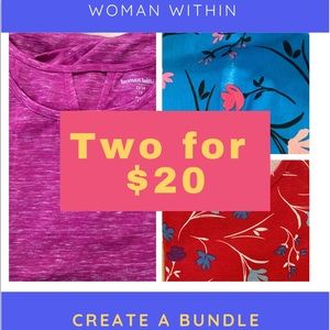Woman Within Sale Two for $20